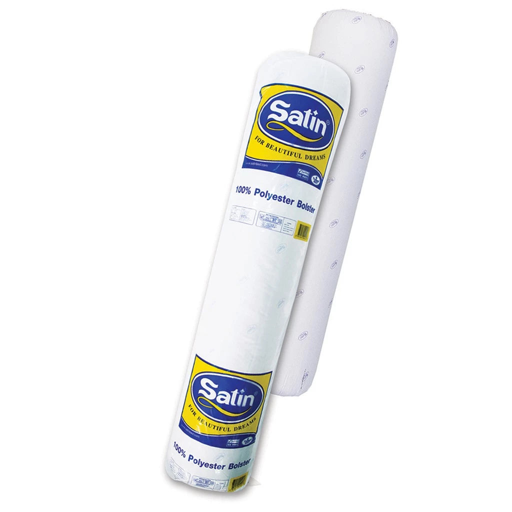 Satin หมอนข้างใยสังเคราะห์เกรด A ขนาดมาตรฐาน 14” x 42”